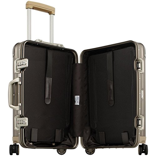 Authentic Rimowa Topas Stealth Aluminum Cabin Multiwheel IATA Carry-on  Luggage