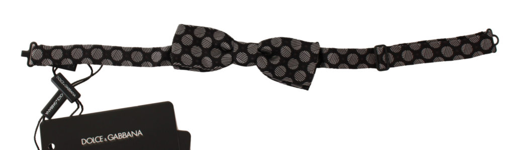 Dolce & Gabbana Multicolor Pattern 100% Silk Neck Papillon Bow Tie