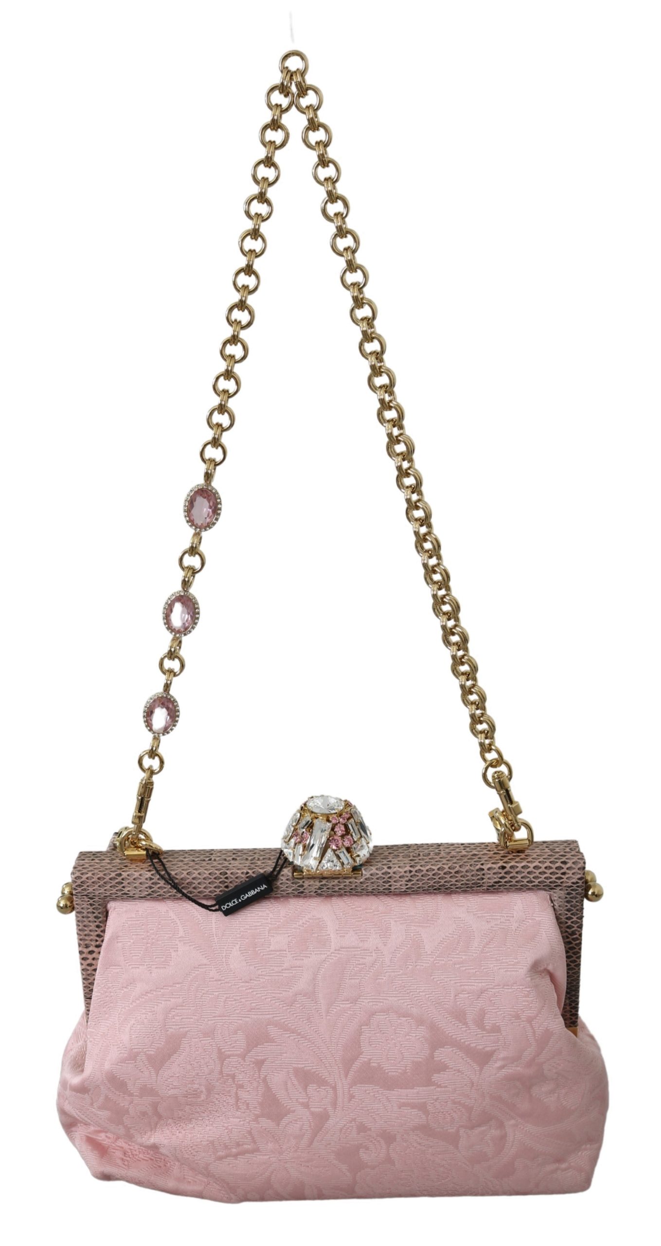  Dolce & Gabbana Pink Leather #dgfamily Borse Satchel