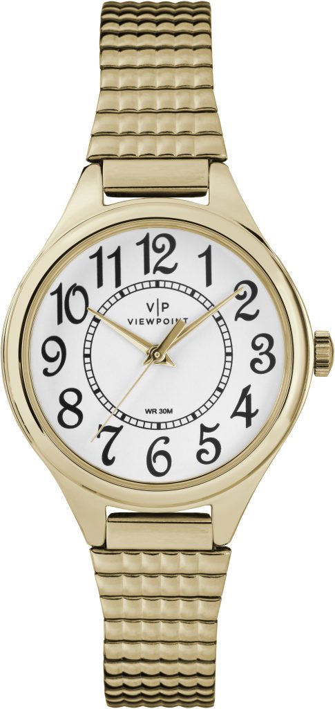 Viewpoint by Timex Women's 33mm Watch – Gold-Tone Expansion Band -  Walmart.com