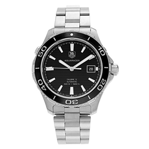 Tag Heuer Mens WAK2110.BA0830 Aquaracer Stainless Steel Automatic Bracelet Watch Youarrived