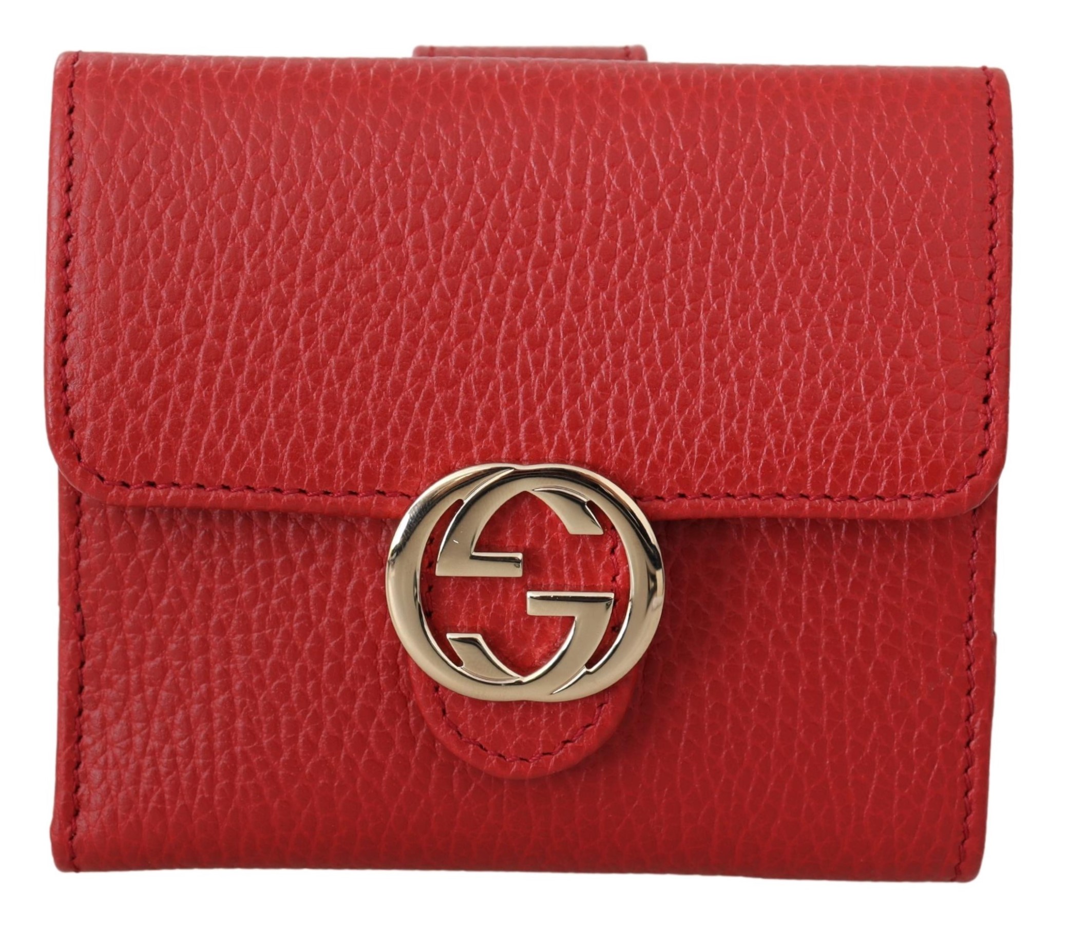 Gucci & Beige Dollar GG Wallet in Metallic