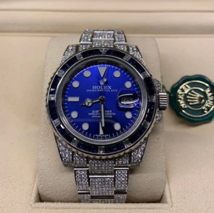 Submariner Iced Out Color Diamonds (Box & Papers 2015) Unworn - Youarrived