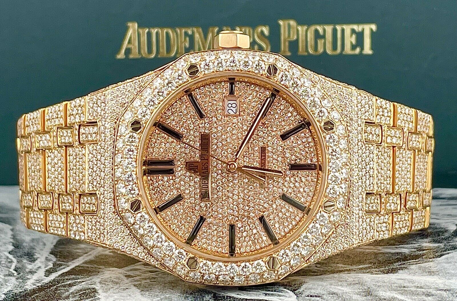 Audemars Piguet Royal Oak 41mm 18K Rose Gold Dial Watch