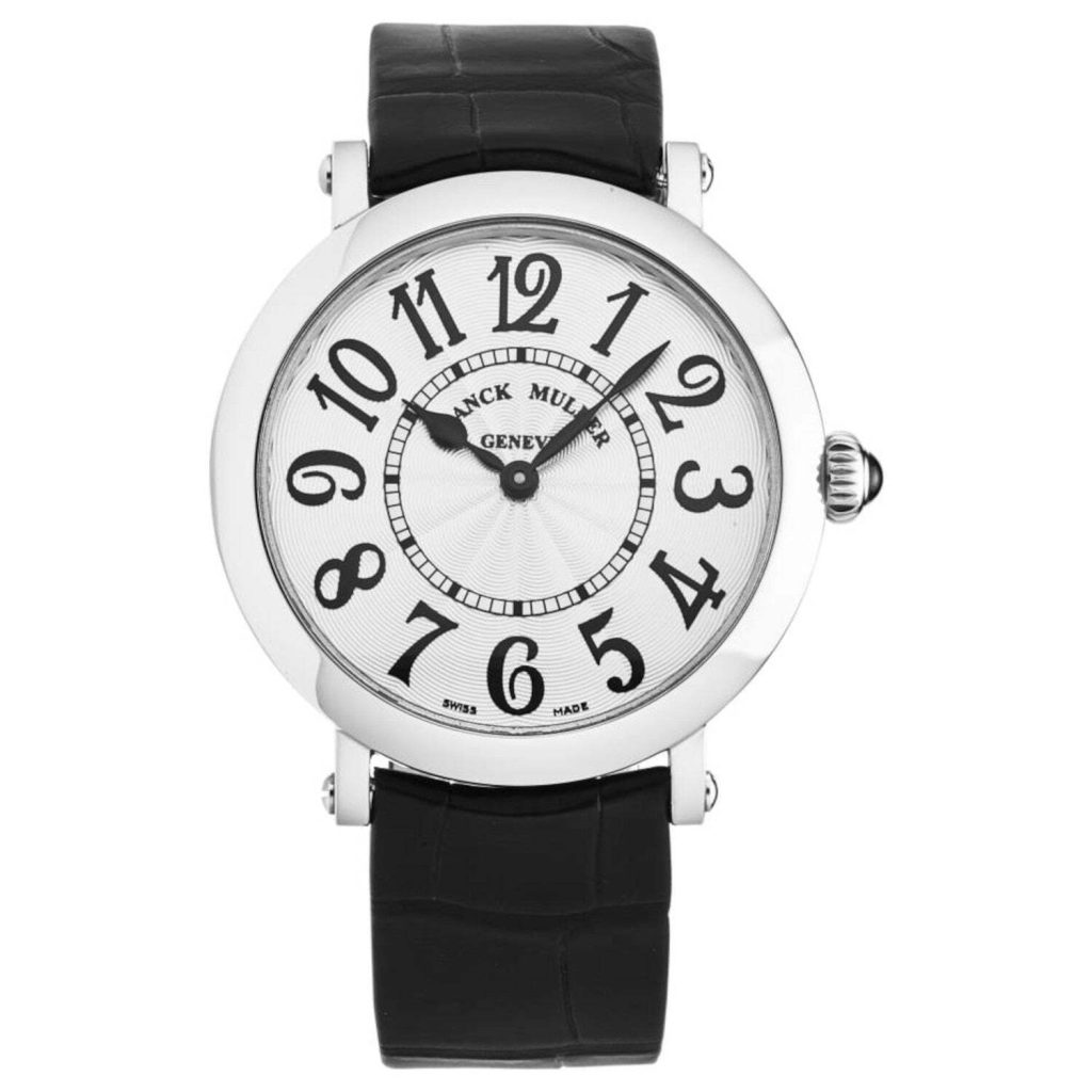 Franck Muller 8035QZACVSIL Women s Round Silver Dial Black