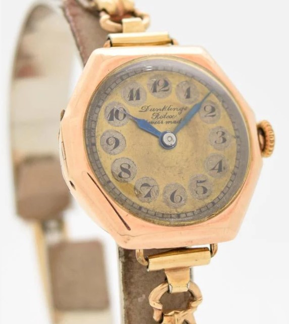 Rolex 1920's Vintage Ladies Solid Rose Gold Watch - Youarrived